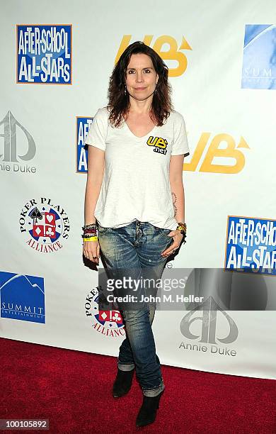 Poker Pro Annie Duke attends her poker tournament to benefit After-School All Stars at the Commerce Casino on May 20, 2010 in Commerce, California.