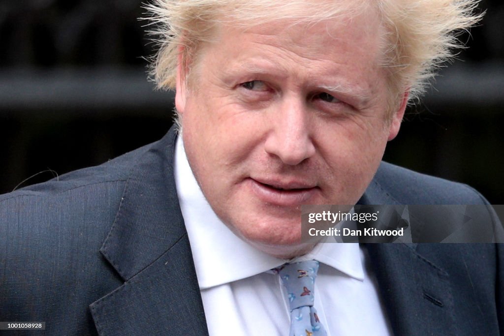 Boris Johnson MP Leaves Home