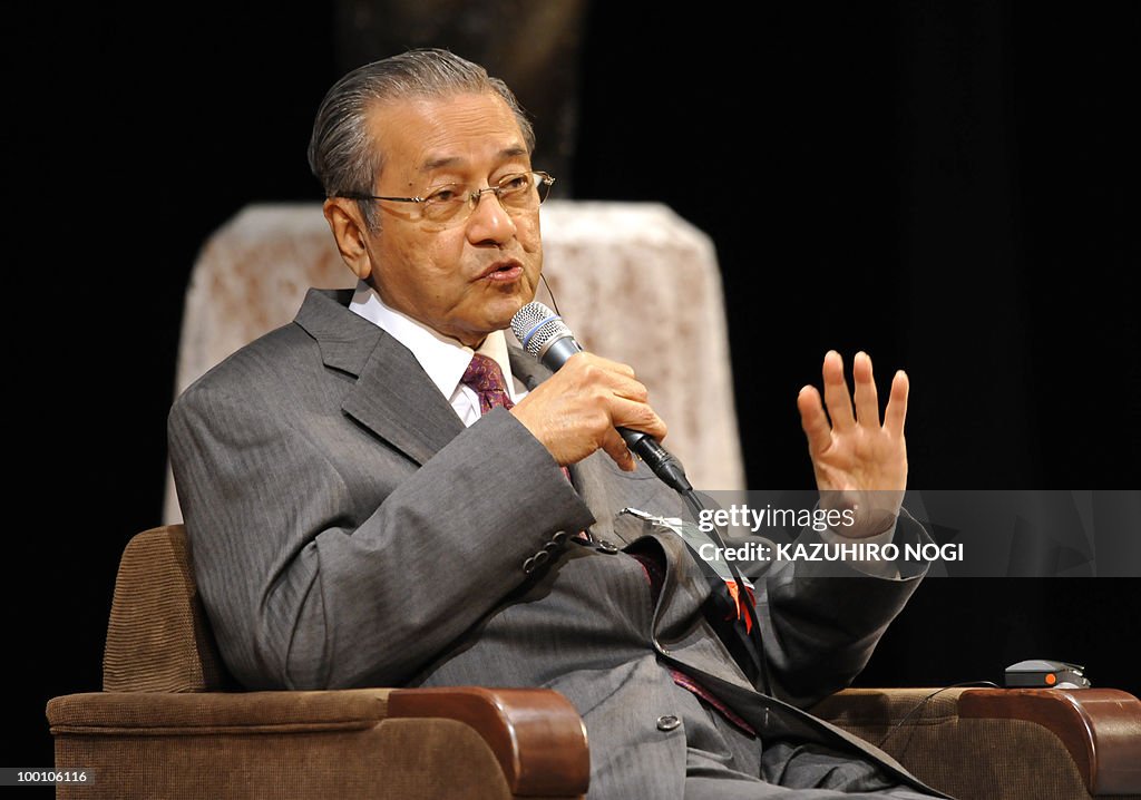 Malaysia's former prime minister Mahathi