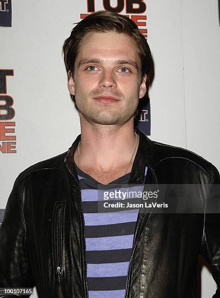 Actor Sebastian Stan attends the after party for the premiere of "Hot Tub Time Machine" at Cabana Club on March 17, 2010 in Hollywood, California.