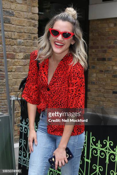 Ashley Roberts seen arriving at The Devonshire Club for The Mirror's Animal Hero Awards in partnership with Webbox on July 18, 2018 in London,...