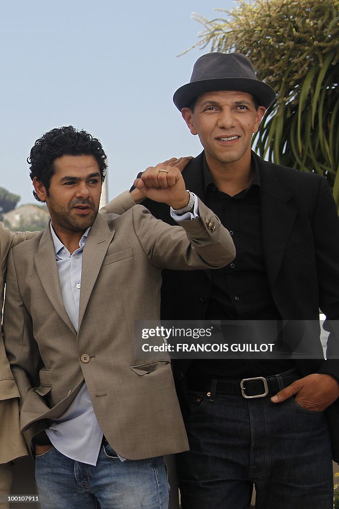 (From L) French actor Jamel Debbouze and