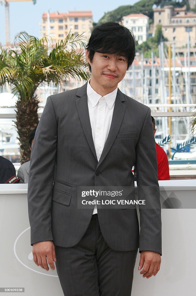 South Korean actor Yu Joonsang poses dur