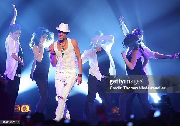 Mark Medelock performs at 'The Dome 54' at the Hanns-Martin Schleyer Halle on May 20, 2010 in Stuttgart, Germany. On May 20, 2010 in Stuttgart,...