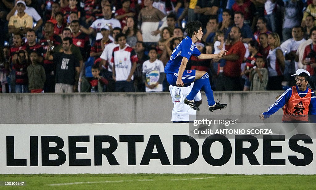 Universidad de Chile player Alvaro Ferna