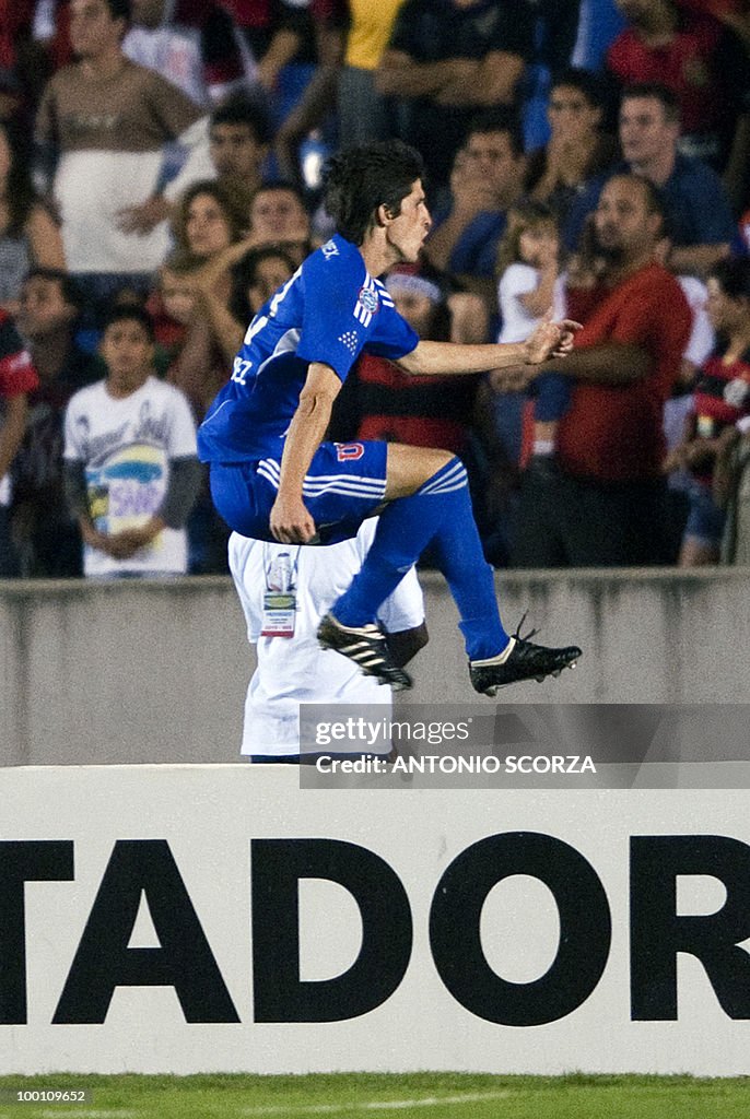 Universidad de Chile player Alvaro Ferna