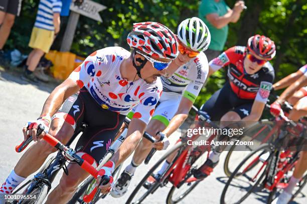 Julian Alaphilippe of team QUICK-STEP during the stage 11 of the Tour de France 2018 on July 18, 2018 in Albertville, France.