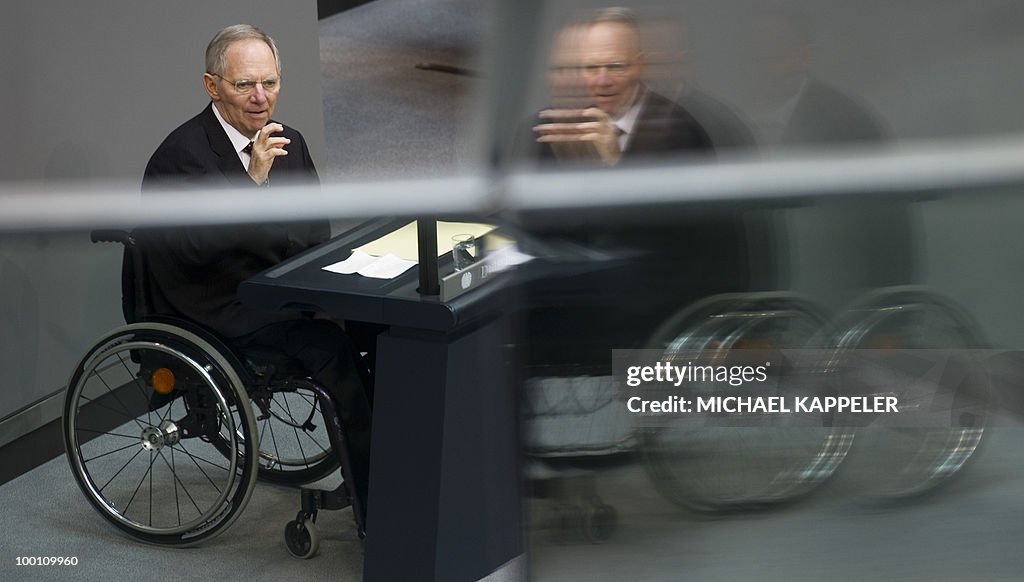 German Finance Minister Wolfgang Schaeub