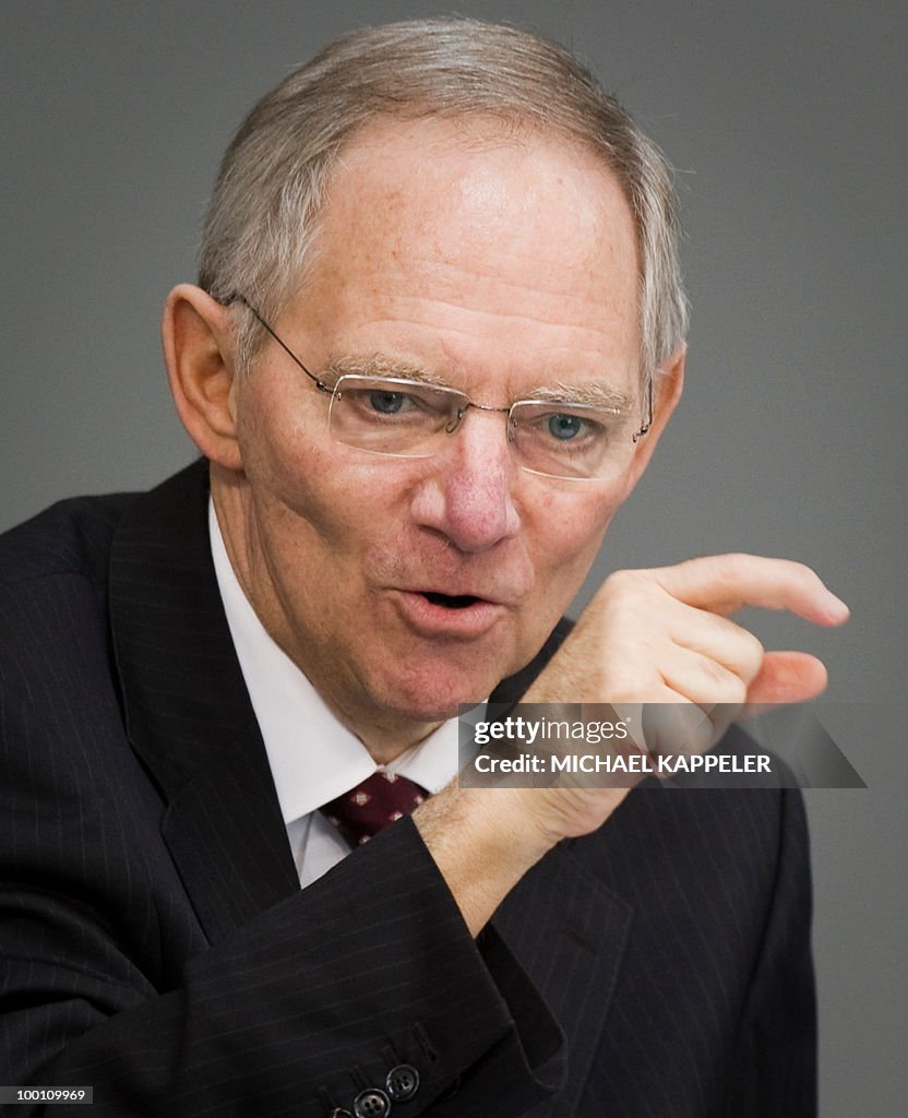 German Finance Minister Wolfgang Schaeub