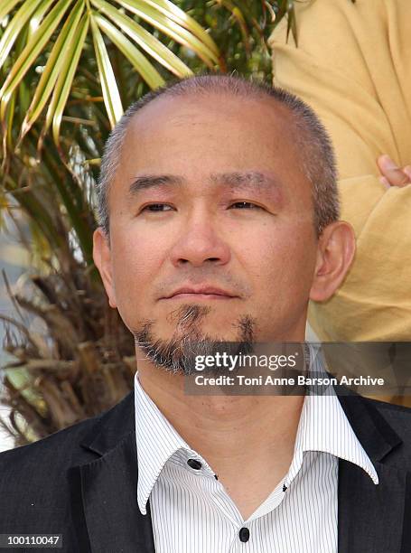 Director Shinji Aoyama attends the 'L'Atelier' Photo Call held at the Palais des Festivals during the 63rd Annual International Cannes Film Festival...