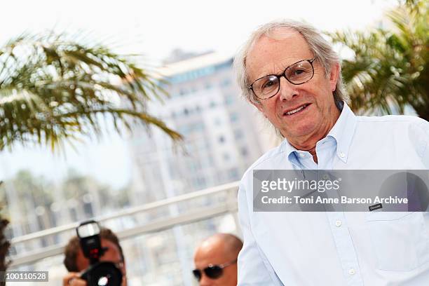 Director Ken Loach attends the 'Route Irish" Photo Call held at the Palais des Festivals during the 63rd Annual International Cannes Film Festival on...