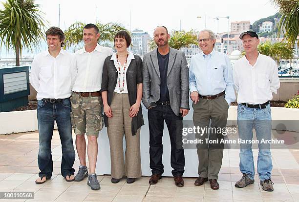 John Bishop, Jack Fortune, Producer Rebecca O'Brien, Mark Womack, Director Ken Loach and screenwriter Paul Laverty attend the 'Route Irish" Photo...