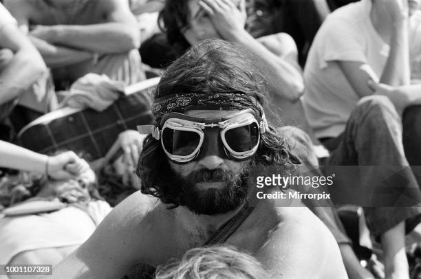 Isle of Wight pop festival, 29th August 1970.