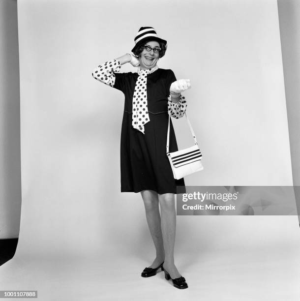 Barry Humphries as Dame Edna Everage, 2nd October 1973.