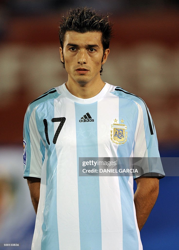 Argentina's midfielder Jesus Datolo at D