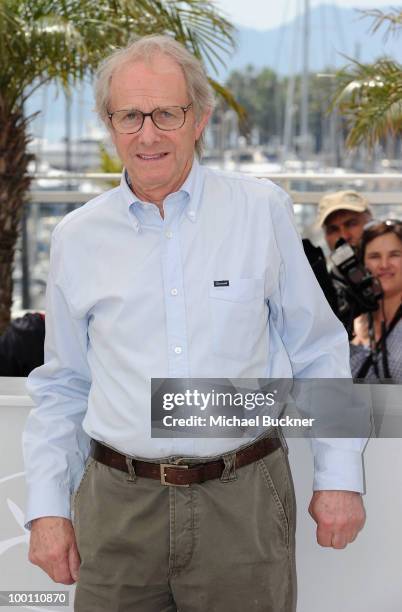 Director Ken Loach attend the 'Route Irish' Photocall at the Palais des Festivals during the 63rd Annual Cannes Film Festival on May 21, 2010 in...