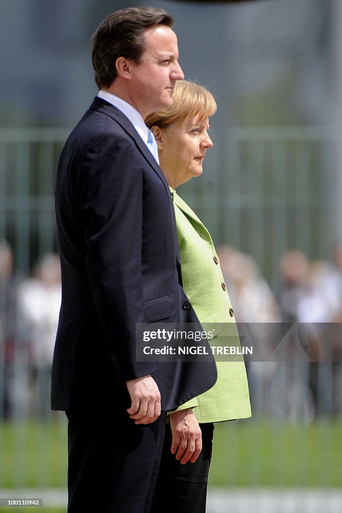 German Chancellor Angela Merkel and Brit