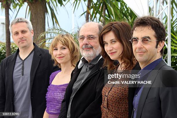 Spanish actor Marc Recha, Russian actress Dinara Droukarova, Brazilian director Carlos Diegues, French actress Emmanuelle Devos and Canadian...