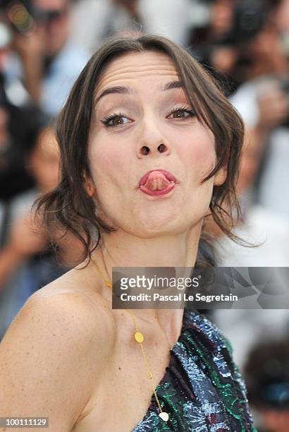 Geraldine Pailhas attends the "Rebecca H. " Photocall at the Palais des Festivals during the 63rd Annual Cannes Film Festival on May 20, 2010 in...