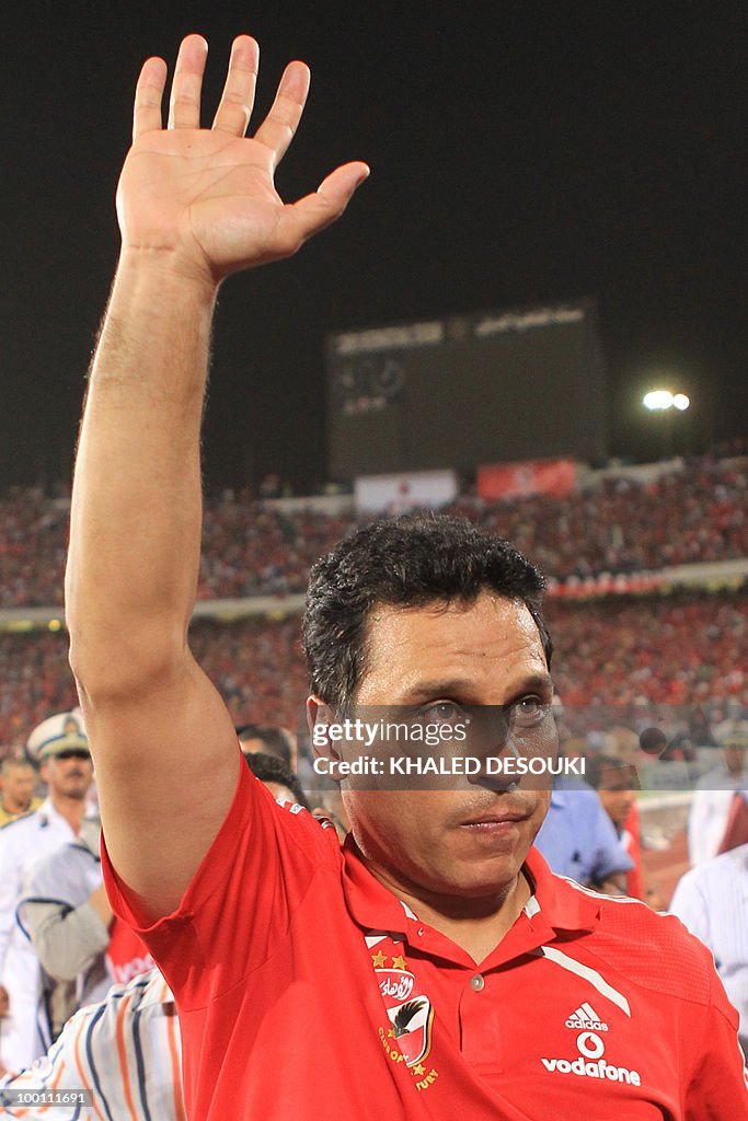 Egyptian Al-Ahly's head coach Hossam El-