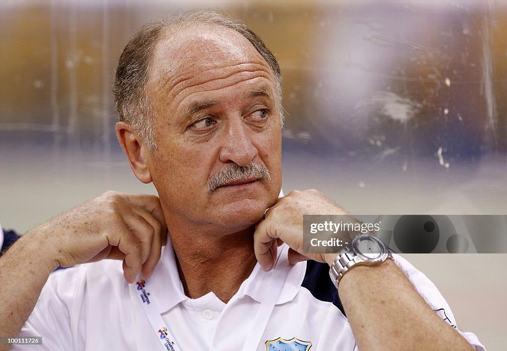 Brazilian coach Luiz Felipe Scolari of U