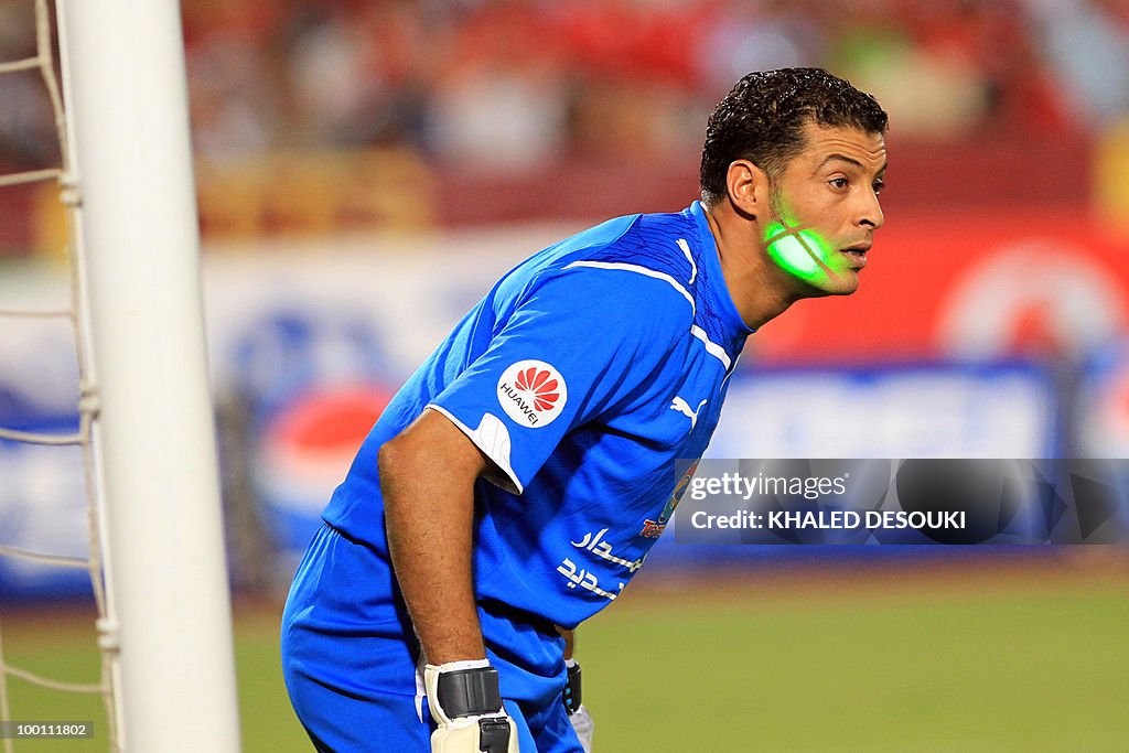 Libyan Al-Ittihad goalkeeper Samir Aboud