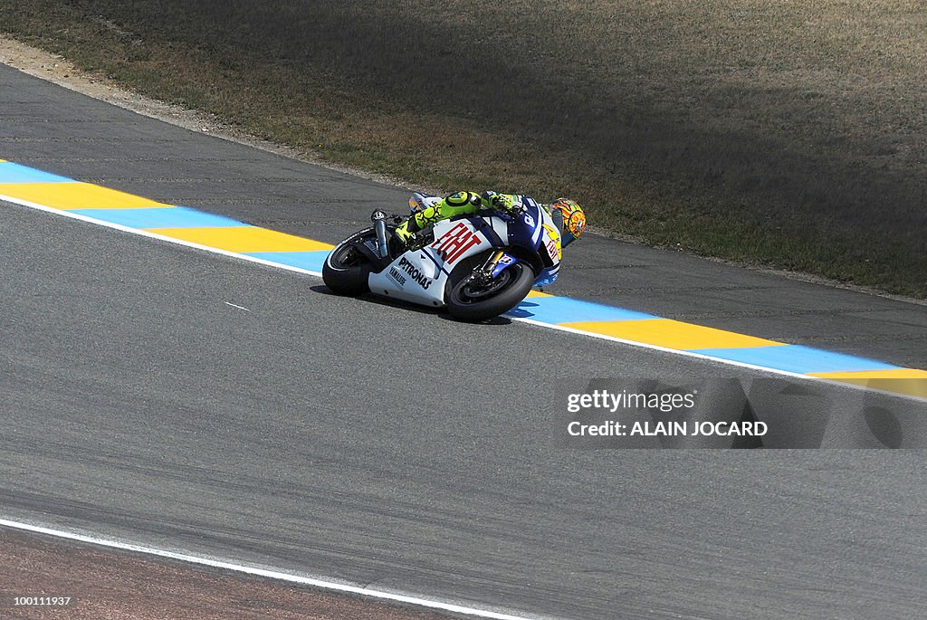 Yamaha's Italian rider Valentino Rossi t