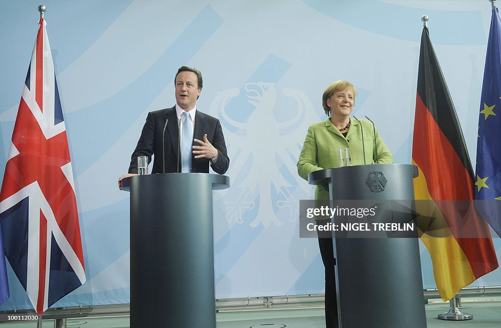 German Chancellor Angela Merkel and Brit