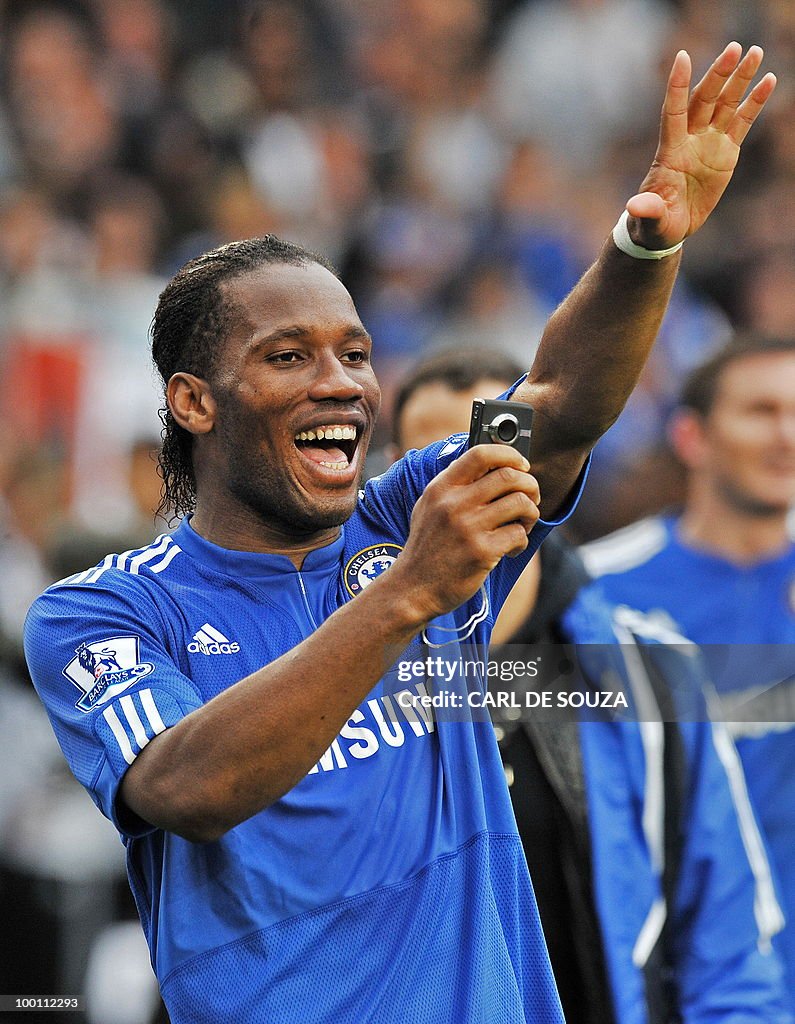 Chelsea's Ivorian striker Didier Drogba