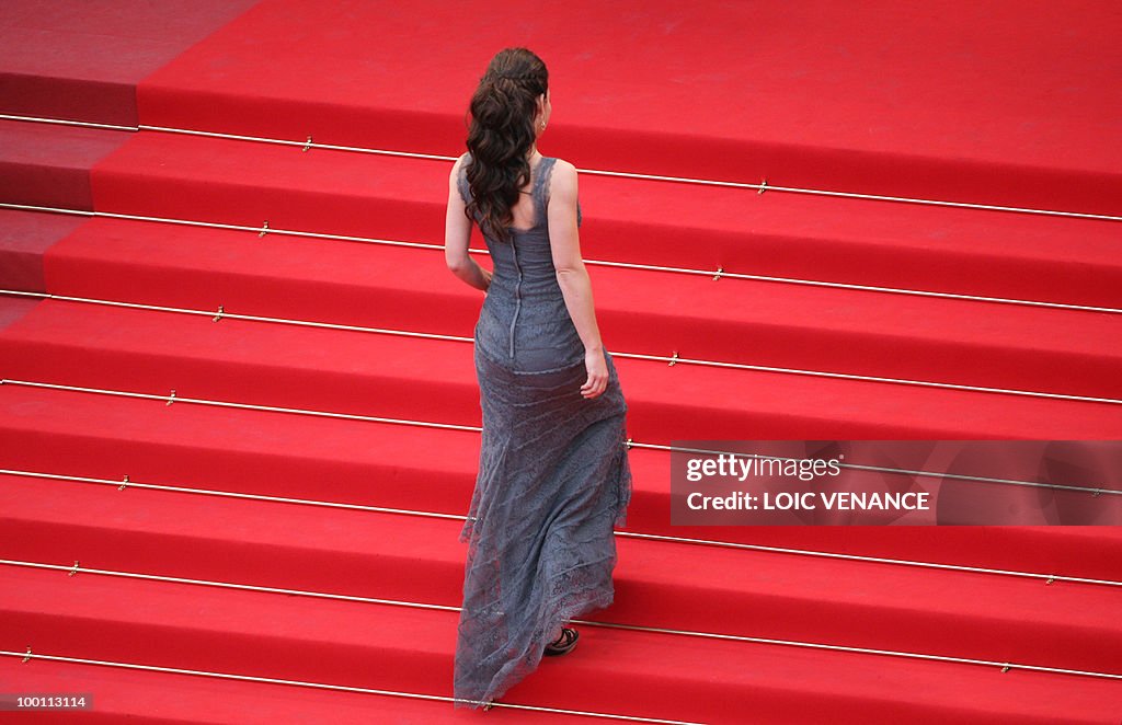 US actress Evangeline Lilly arrives for