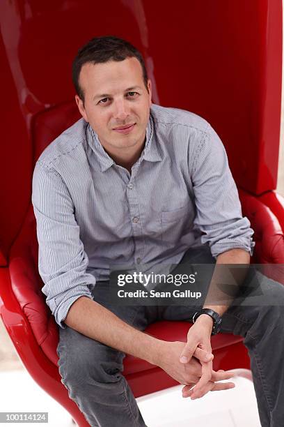 Director Amat Escalante from the film "Revolucion" pose for a portrait during the 63rd Annual Cannes Film Festival on May 21, 2010 in Cannes, France.