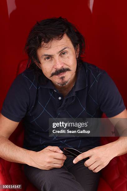 Director Gerardo Naranjo from the film "Revolucion" pose for a portrait during the 63rd Annual Cannes Film Festival on May 21, 2010 in Cannes, France.