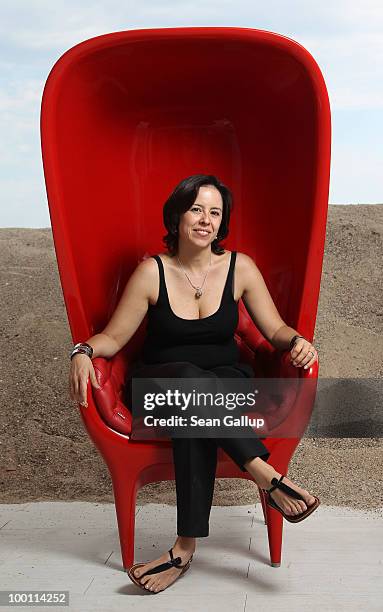 Director Patricia Riggen from the film "Revolucion" pose for a portrait during the 63rd Annual Cannes Film Festival on May 21, 2010 in Cannes, France.