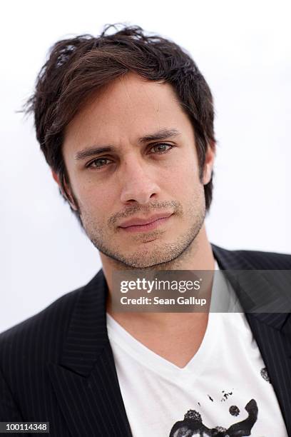 Director Gael Garcia Bernal from the film "Revolucion" pose for a portrait during the 63rd Annual Cannes Film Festival on May 21, 2010 in Cannes,...