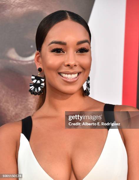 Gloria Govan attends the premiere of Columbia Pictures' "Equalizer 2" at the TCL Chinese Theatre on July 17, 2018 in Hollywood, California.