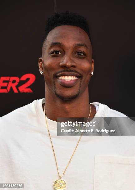 Dwight Howard attends the premiere of Columbia Pictures' "Equalizer 2" at the TCL Chinese Theatre on July 17, 2018 in Hollywood, California.