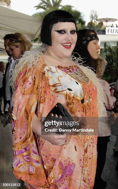 Singer Beth Ditto attends the 63rd Cannes Film Festival on May 21, 2010 in Cannes, France.