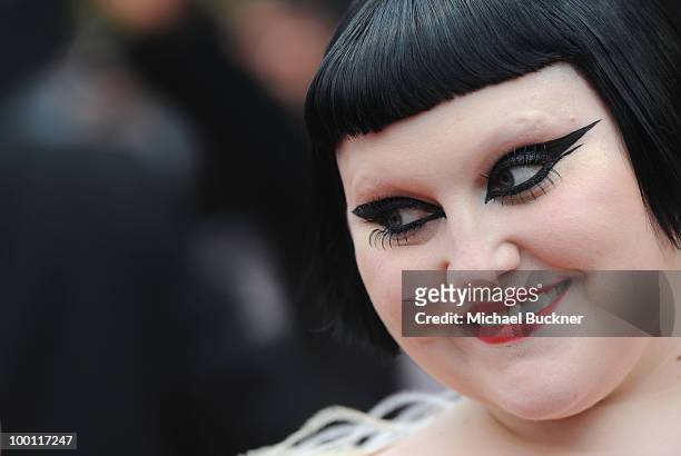 Singer Beth Ditto attends the 'Outside Of The Law' Premiere at the Palais des Festivals during the 63rd Annual Cannes Film Festival on May 21, 2010...