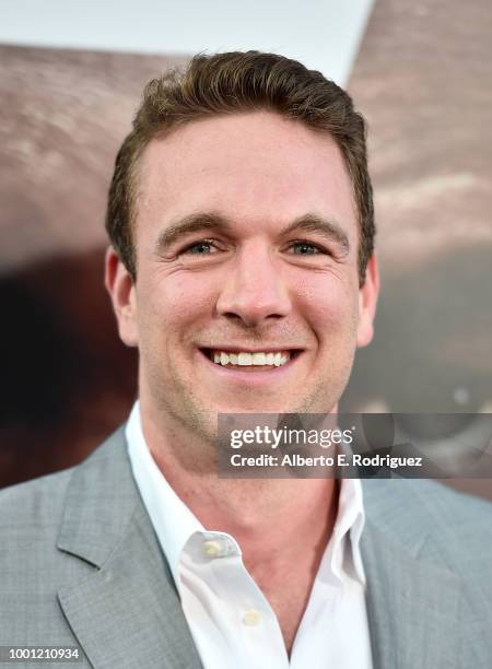 Mike Lee attends the premiere of Columbia Pictures' "Equalizer 2" at the TCL Chinese Theatre on July 17, 2018 in Hollywood, California.