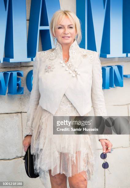 Judy Craymer attends the UK Premiere of "Mamma Mia! Here We Go Again" at Eventim Apollo on July 16, 2018 in London, England.