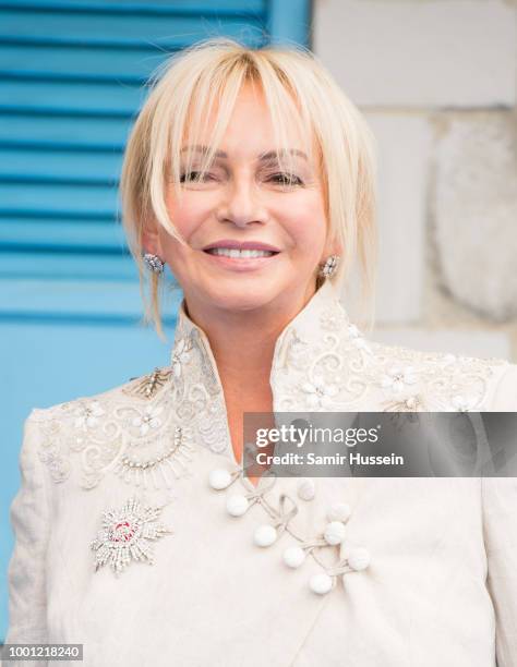 Judy Craymer attends the UK Premiere of "Mamma Mia! Here We Go Again" at Eventim Apollo on July 16, 2018 in London, England.