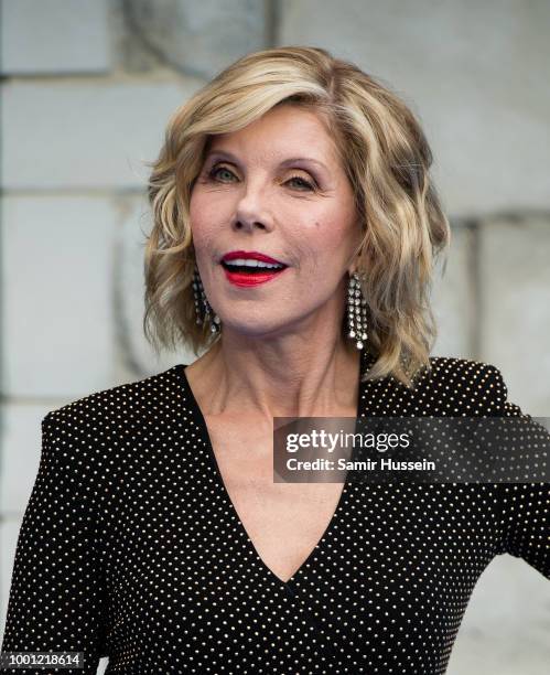 Christine Baranski attends the UK Premiere of "Mamma Mia! Here We Go Again" at Eventim Apollo on July 16, 2018 in London, England.