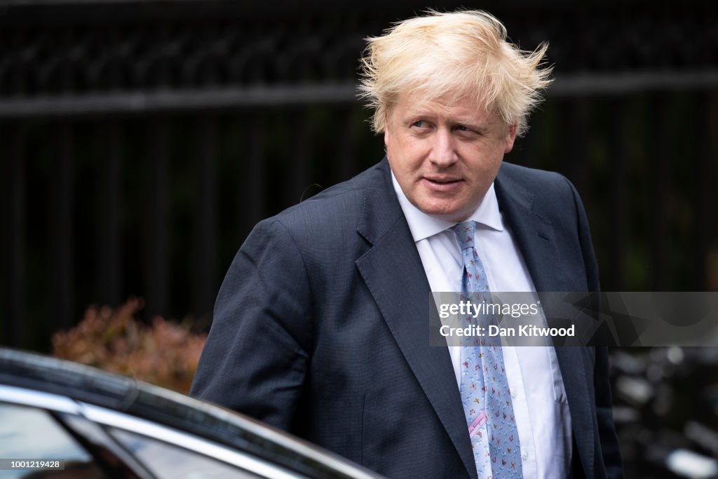 Boris Johnson MP Leaves Home