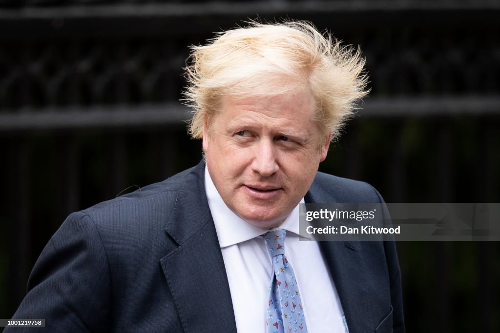 Boris Johnson MP Leaves Home