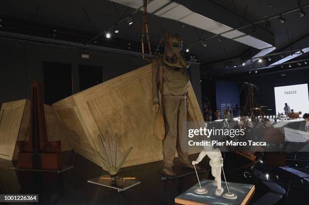 Atmosphere during the Leonardo Da Vinci Parade at Museo della Scienza e della Tecnica on July 18, 2018 in Milan, Italy.