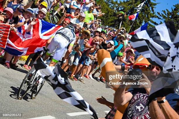 Warren Barguil of team FORTUNEO-SAMSIC during the stage 11 of the Tour de France 2018 on July 18, 2018 in Albertville, France.