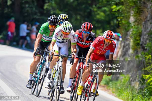 Peter Sagan of team BORA, Warren Barguil of team FORTUNEO-SAMSIC during the stage 11 of the Tour de France 2018 on July 18, 2018 in Albertville,...