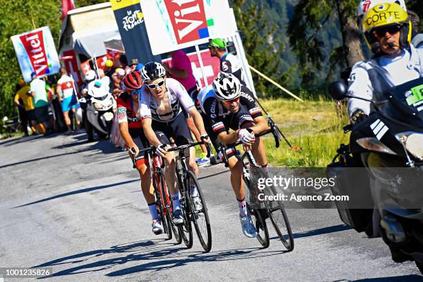 Geraint Thomas of team SKY, Tom Dumoulin of Team Giant-Alpecin during the stage 11 of the Tour de France 2018 on July 18, 2018 in Albertville, France.