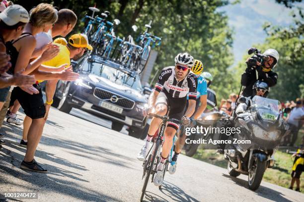 Tom Dumoulin of Team SUNWEB during the stage 11 of the Tour de France 2018 on July 18, 2018 in Albertville, France.