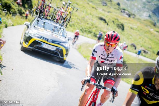 Toms Skujins of team TREK-SEGAFREDO during the stage 11 of the Tour de France 2018 on July 18, 2018 in Albertville, France.